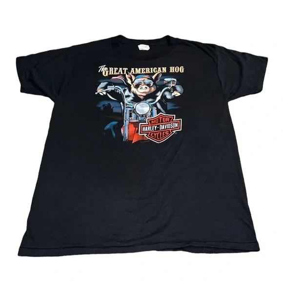 Harley-Davidson | Shirts | Vtg 9s Harley Davidson The Great 